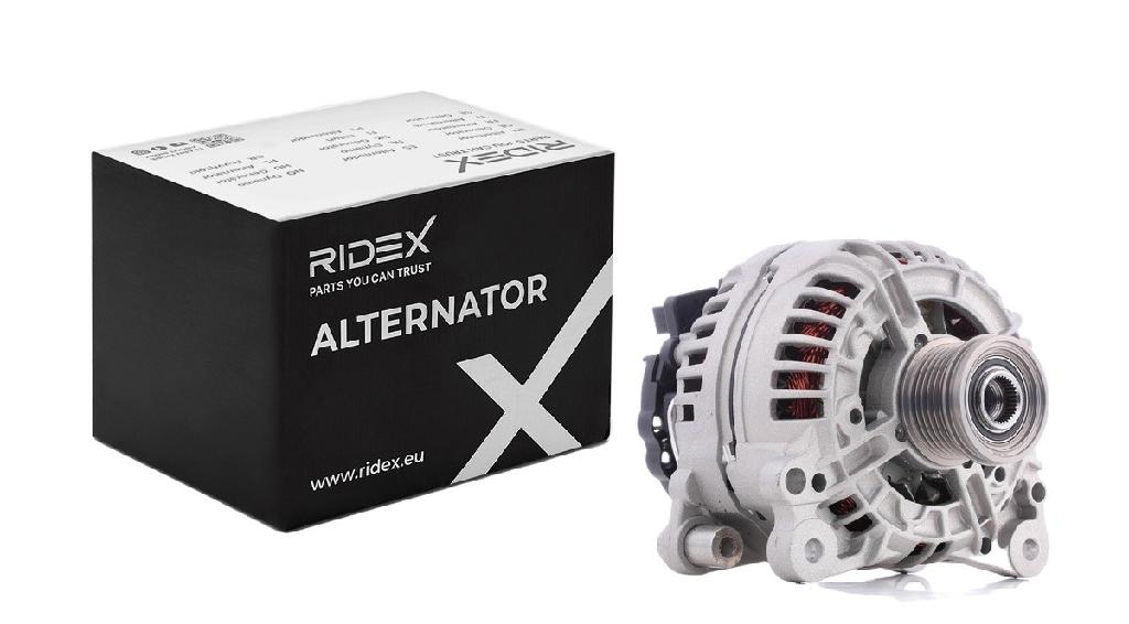 RIDEX 4G0739 Lichtmaschine 140A 12V Drehrichtung im Uhrzeigersinn mit für VW
