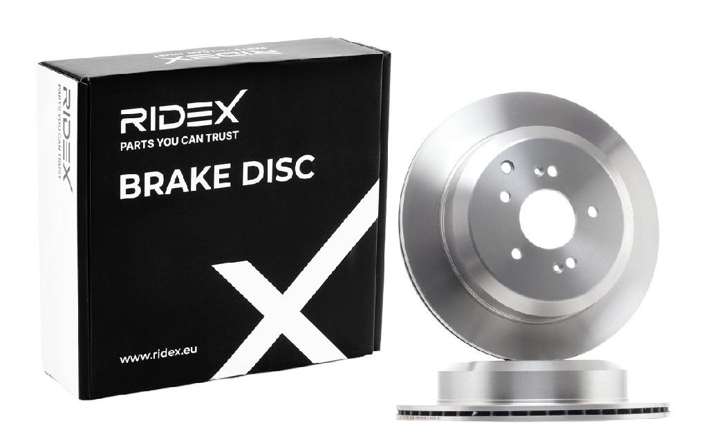 RIDEX 82B1029 2x Bremsscheiben Hinten Ø324mm Belüftet für HYUNDAI ix55