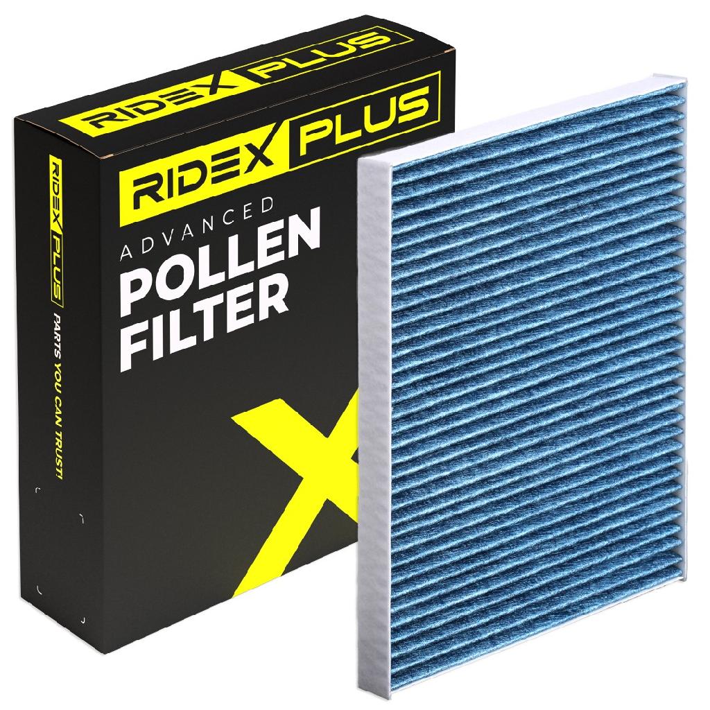 RIDEX PLUS 424I0507P Innenraumfilter Pollenfilter Aktivkohlefilter Höhe: 25