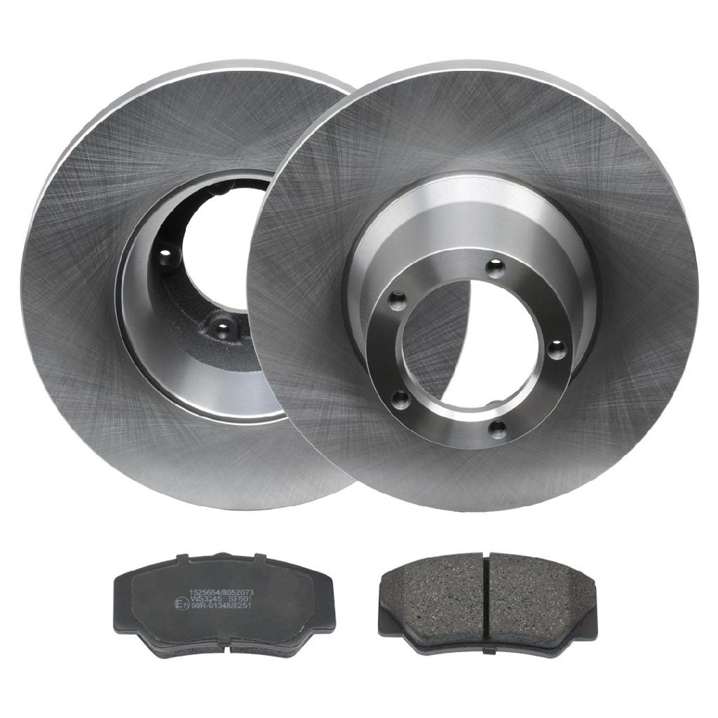 RIDEX Bremsenset Vorne Ø270mm - Bremsscheiben und Beläge für FORD TRANSIT Kasten