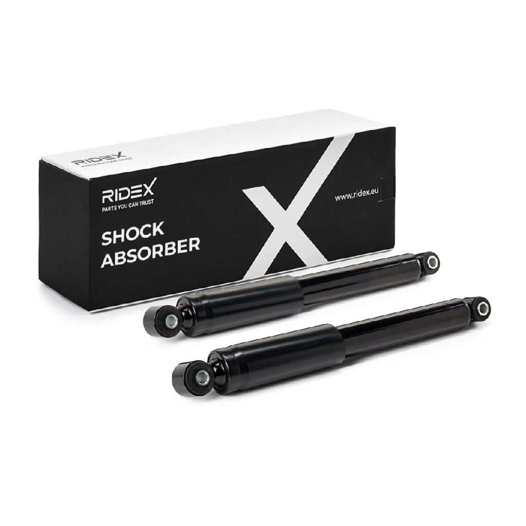 RIDEX 854S2277 2x Stoßdämpfer Gasdruck Hinten für AUDI A4 Avant (8ED, B7)