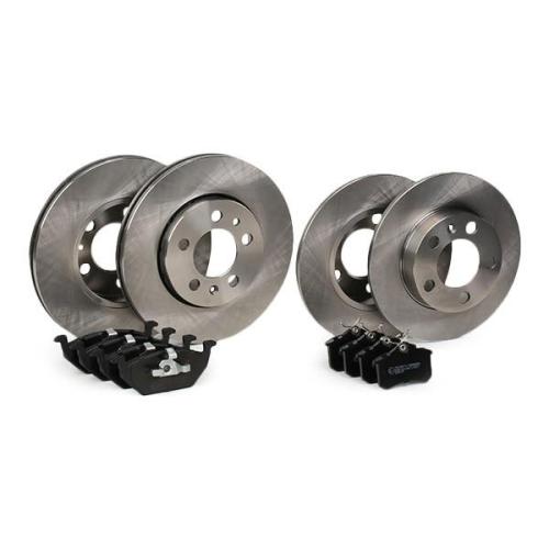 RIDEX Bremsenset Vorne Hinten Belüftet Ø230mm - Bremsscheiben und Beläge für VW Bild RIDEX Bremsenset Vorne Hinten Belüftet Ø230mm - Bremsscheiben und Beläge für VW