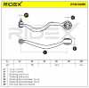 RIDEX 273C0285 Lenker Radaufhängung Querlenker Rear Front für BMW 7 (E32) Bild RIDEX 273C0285 Lenker Radaufhängung Querlenker Rear Front für BMW 7 (E32)