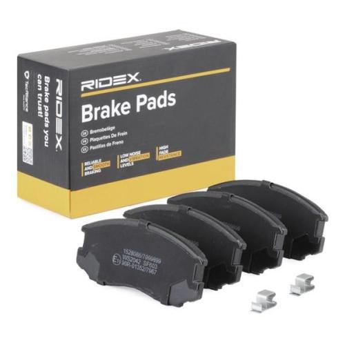 RIDEX Bremsbelagsatz Bremsbeläge Vorne für DAIHATSU TERIOS (J2) für MITSUBISHI Bild RIDEX Bremsbelagsatz Bremsbeläge Vorne für DAIHATSU TERIOS (J2) für MITSUBISHI