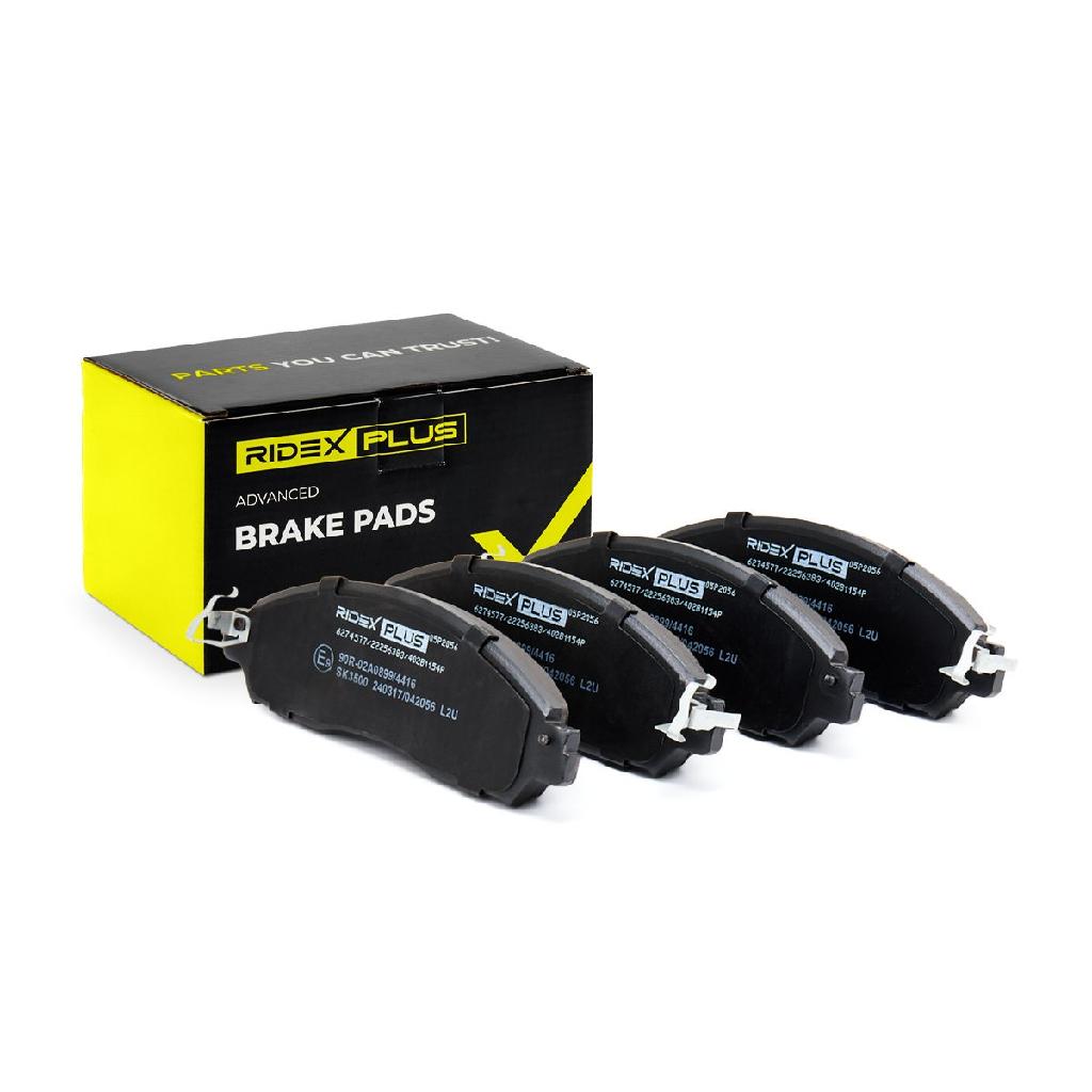 RIDEX PLUS Bremsbelagsatz Bremsbeläge Vorne für NISSAN NP300 Navara Pickup (D23)