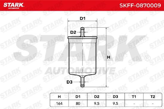 STARK SKFF-0870009 Kraftstofffilter Petrol Filter Line Filter für VW 20827662 Bild STARK SKFF-0870009 Kraftstofffilter Petrol Filter Line Filter für VW 20827662