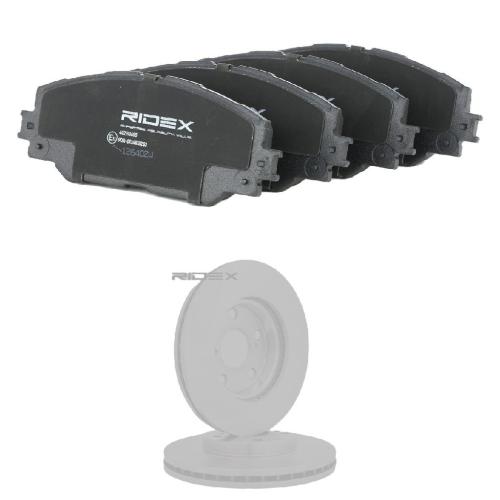 RIDEX Bremsenset Vorne Belüftet Ø273mm - Bremsscheiben und Beläge für TOYOTA Bild RIDEX Bremsenset Vorne Belüftet Ø273mm - Bremsscheiben und Beläge für TOYOTA