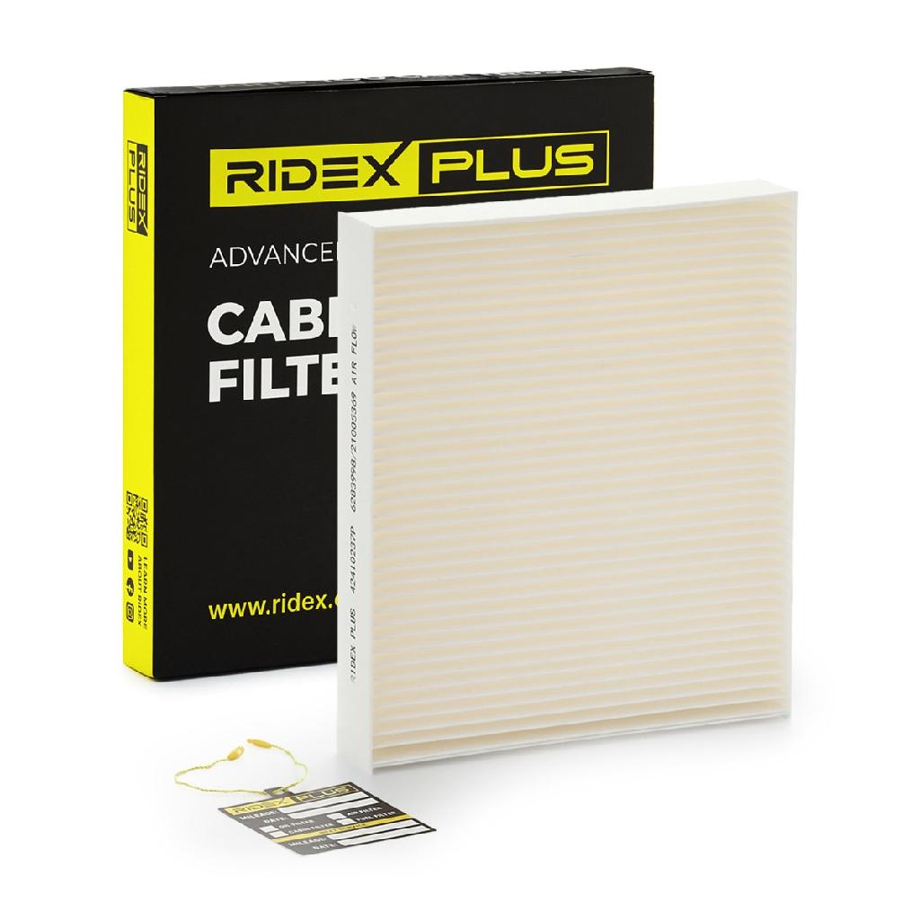 RIDEX PLUS 424I0237P Innenraumfilter Pollenfilter Höhe: 36 Breite: 204 Länge: