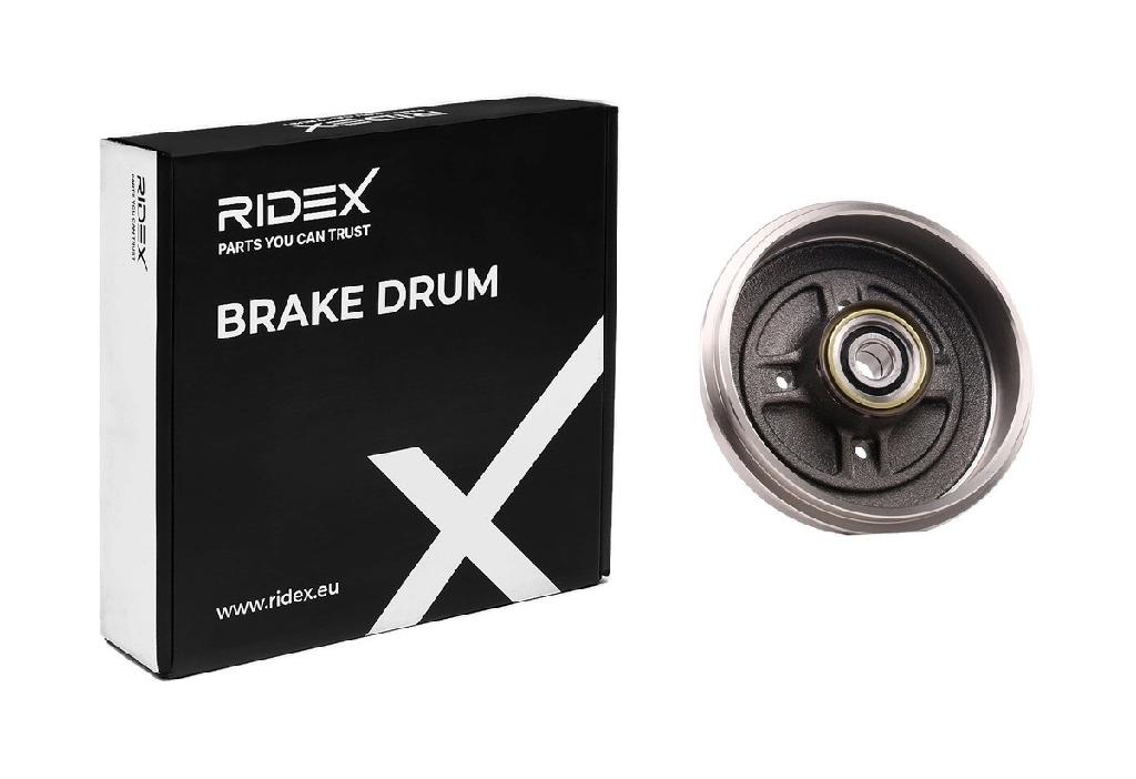 RIDEX 123B0104 2x Bremstrommeln Set Hinten InnenØ203mm AußenØ234mm
