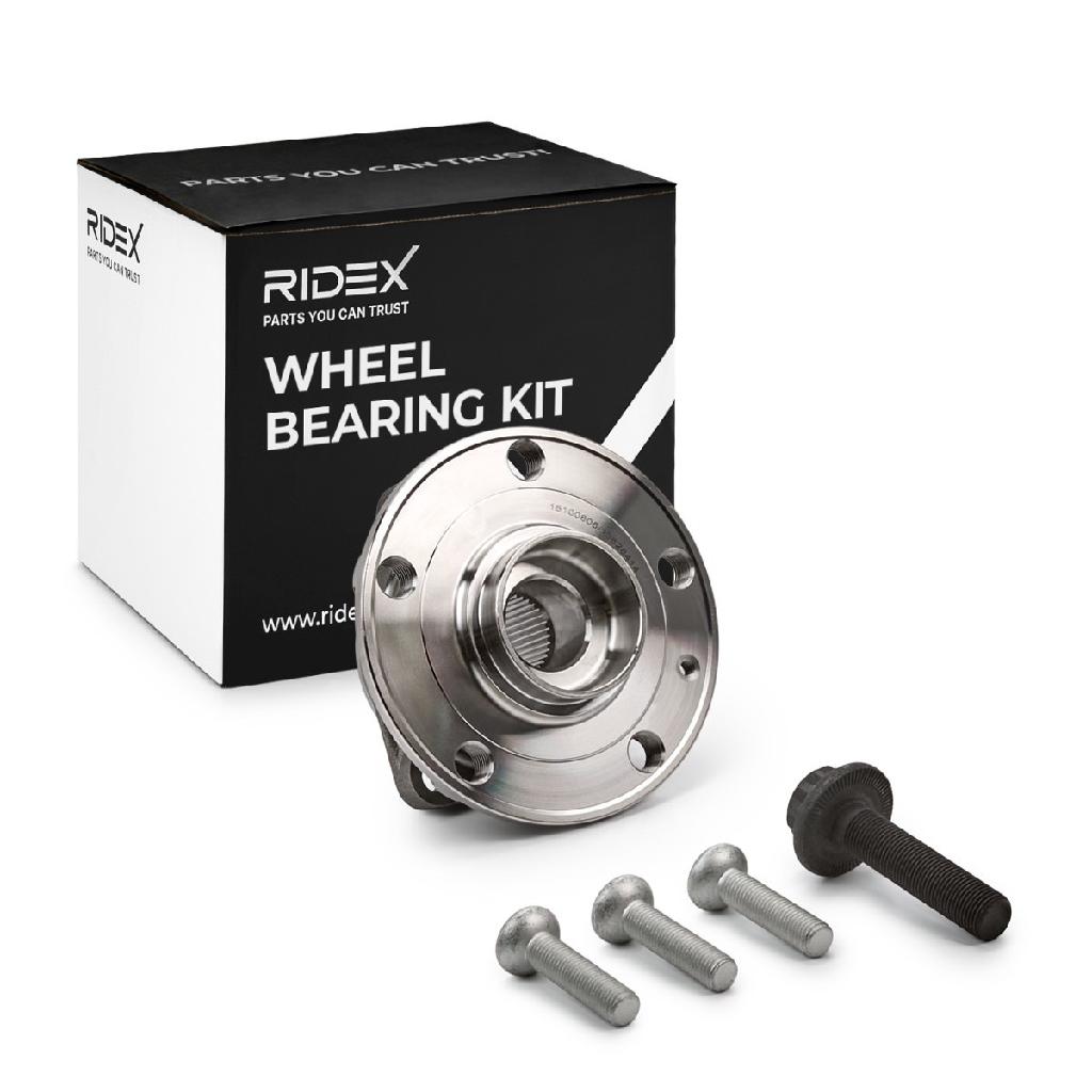 RIDEX 654W0683 Radlagersatz pro 1 Rad Vorne beidseitig für VW 5QF501611D