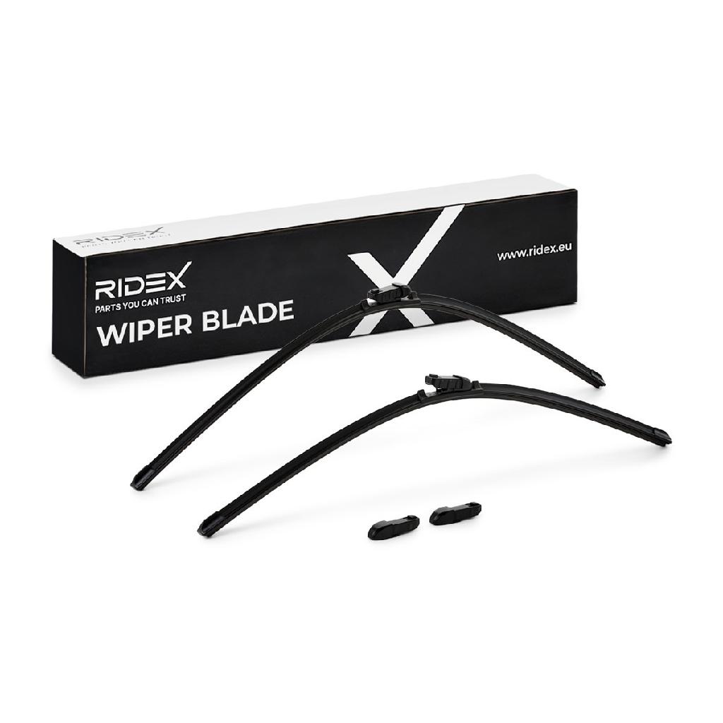 RIDEX Scheibenwischer Satz Wischerblätter Satz mit Spoiler Vorne Länge 1: 800mm