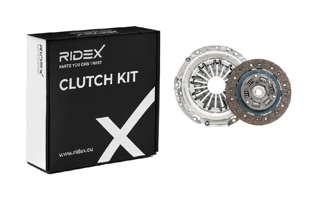 RIDEX 479C0215 Kupplungssatz für RENAULT Clio 1II Schrägheck (BR0/1, CR0/1)