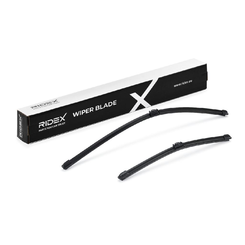 RIDEX Scheibenwischer Satz Wischerblätter Satz mit Spoiler Vorne Länge 1: 600mm