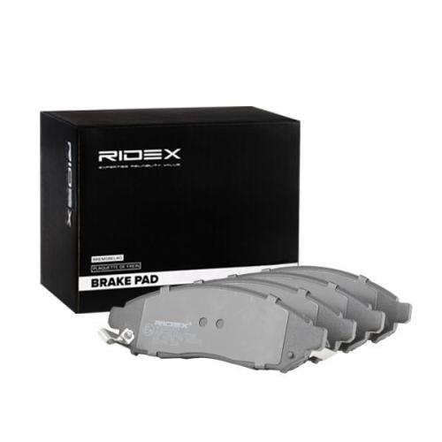 RIDEX Bremsbelagsatz Bremsbeläge Vorne für NISSAN NP300 Navara Pickup (D40) Bild RIDEX Bremsbelagsatz Bremsbeläge Vorne für NISSAN NP300 Navara Pickup (D40)