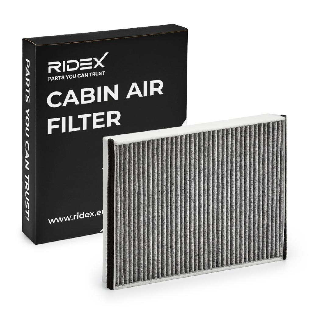 RIDEX 424I0054 Innenraumfilter Pollenfilter Aktivkohlefilter Höhe: 30 Breite: