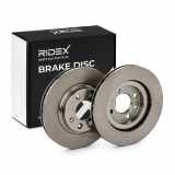 RIDEX 82B0631 2x Bremsscheiben Vorne Ø258mm Belüftet für RENAULT 402060405R