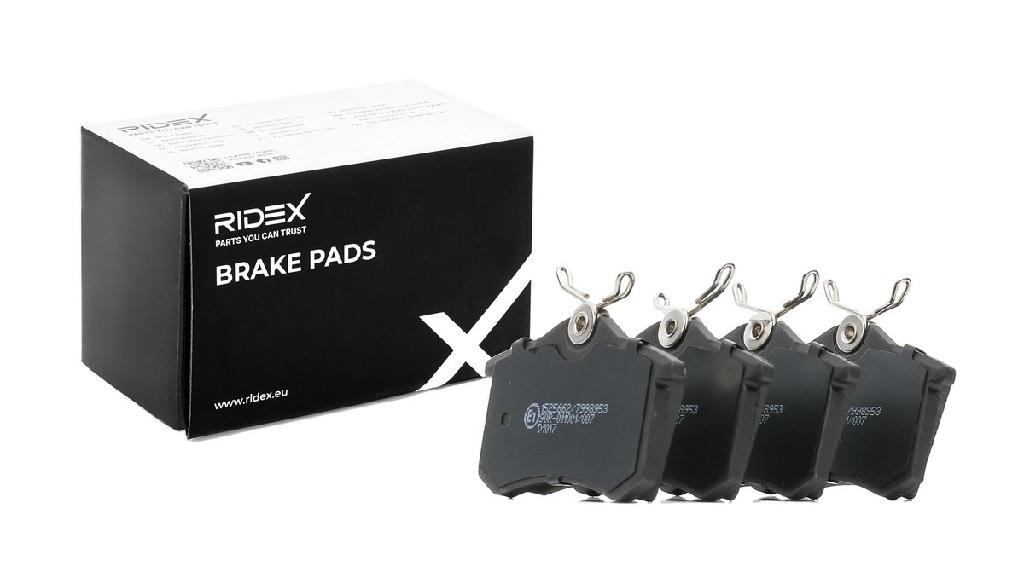 RIDEX 402B0029 Bremsbeläge Hinten für VW Golf III (1E7, 1H5, 1H1), IV (1E, 1J5