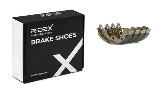 RIDEX Bremsbacken Satz für Trommelbremse Hinten ohne Hebel für SUZUKI 70B0253 Bild RIDEX Bremsbacken Satz für Trommelbremse Hinten ohne Hebel für SUZUKI 70B0253