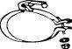 VEGAZ Auspuffhalter für OPEL KADETT D (31-34, 41-44)