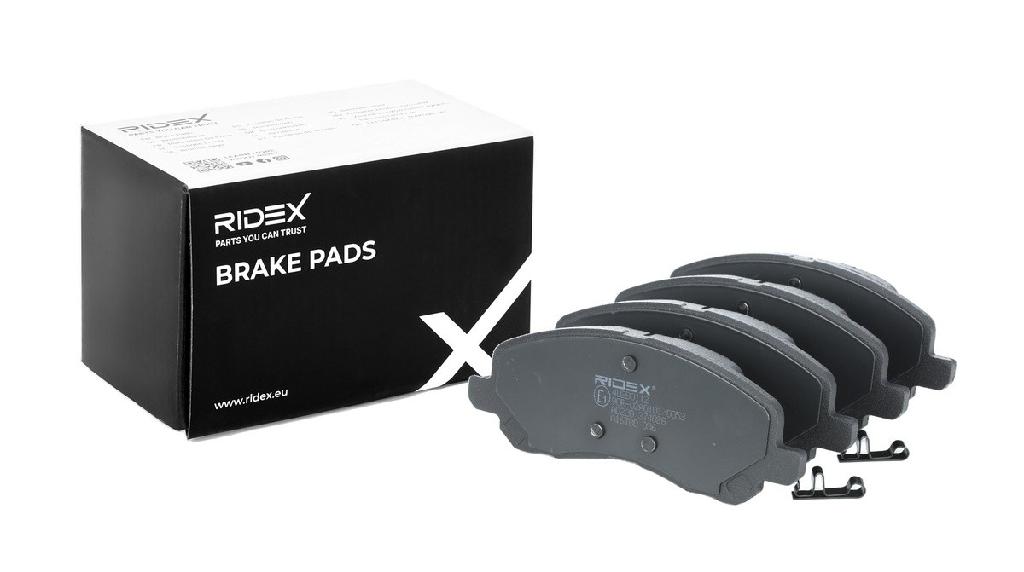 RIDEX Bremsbelagsatz Bremsbeläge Vorne für MITSUBISHI ASX (GAW) für JEEP COMPASS