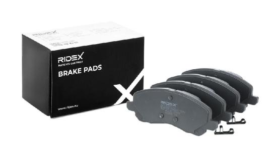 RIDEX Bremsbelagsatz Bremsbeläge Vorne für MITSUBISHI ASX (GAW) für JEEP COMPASS Bild RIDEX Bremsbelagsatz Bremsbeläge Vorne für MITSUBISHI ASX (GAW) für JEEP COMPASS