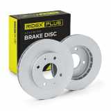 RIDEX PLUS 82B0223P 2x Bremsscheiben Vorne Ø256mm Belüftet für VOLVO