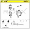 RIDEX 689C0117 Z&uuml;ndspule 12V f&uuml;r HONDA CIVIC VI Hatchback (EJ, EK) 30500P0AA01