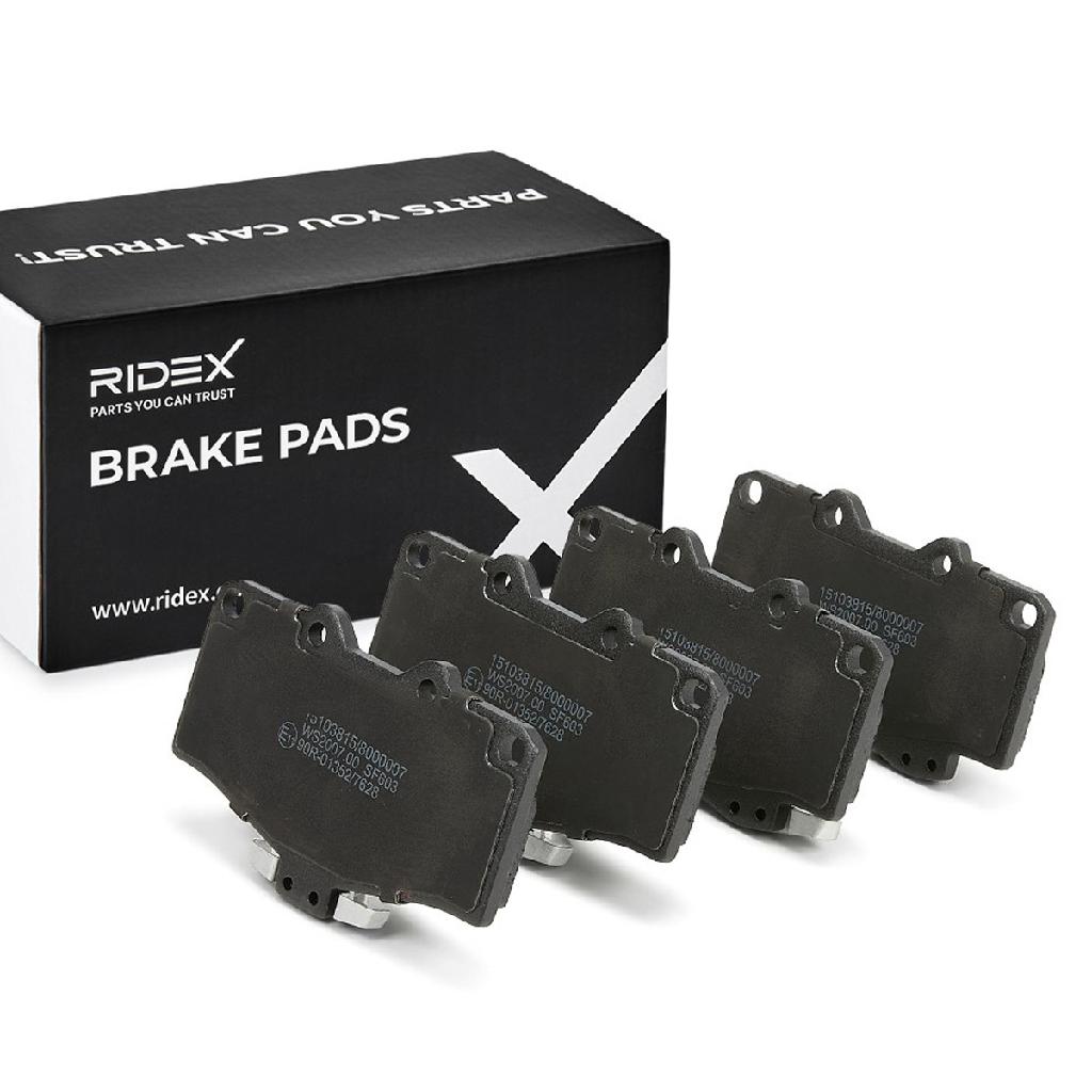 RIDEX Bremsbelagsatz Bremsbeläge Vorne für TOYOTA LAND CRUISER 90 (J9)
