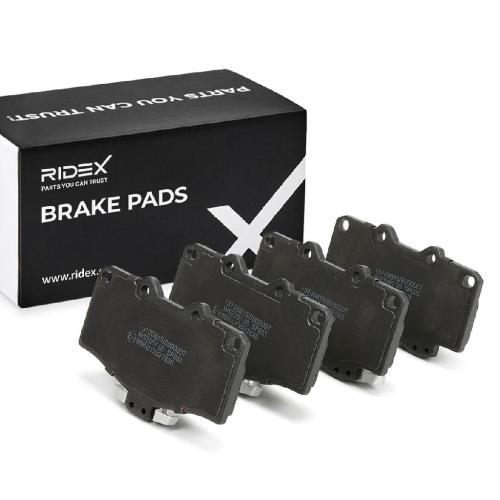 RIDEX Bremsbelagsatz Bremsbeläge Vorne für TOYOTA LAND CRUISER 90 (J9) Bild RIDEX Bremsbelagsatz Bremsbeläge Vorne für TOYOTA LAND CRUISER 90 (J9)
