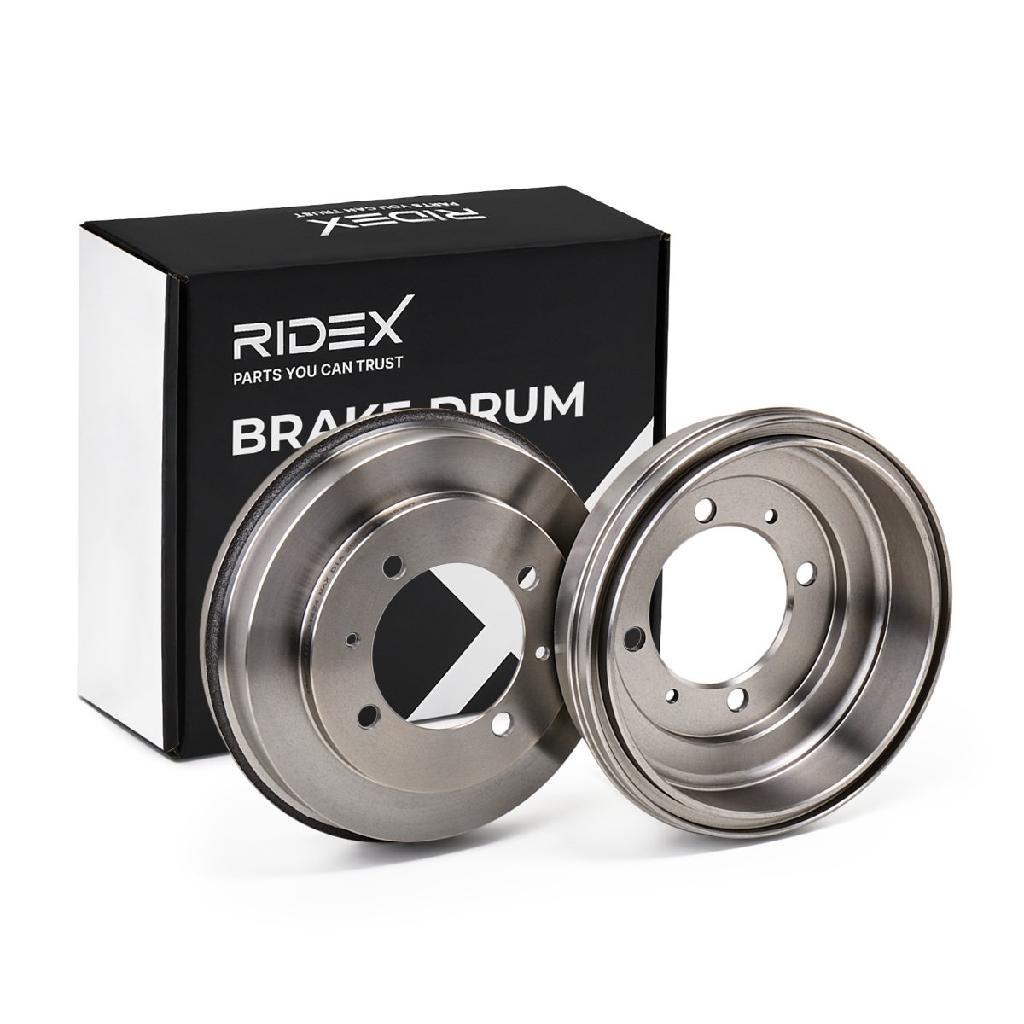 RIDEX 123B0093 2x Bremstrommeln Set Hinten AußenØ241mm für MITSUBISHI