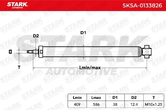 STARK SKSA-0133826 1x Stoßdämpfer Gasdruck Hinten passend für MERCEDES-BENZ Bild STARK SKSA-0133826 1x Stoßdämpfer Gasdruck Hinten passend für MERCEDES-BENZ
