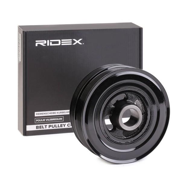 RIDEX 3213B0101 Riemenscheibe Kurbelwelle 137mm 138,0mm 9-Rippen für FORD