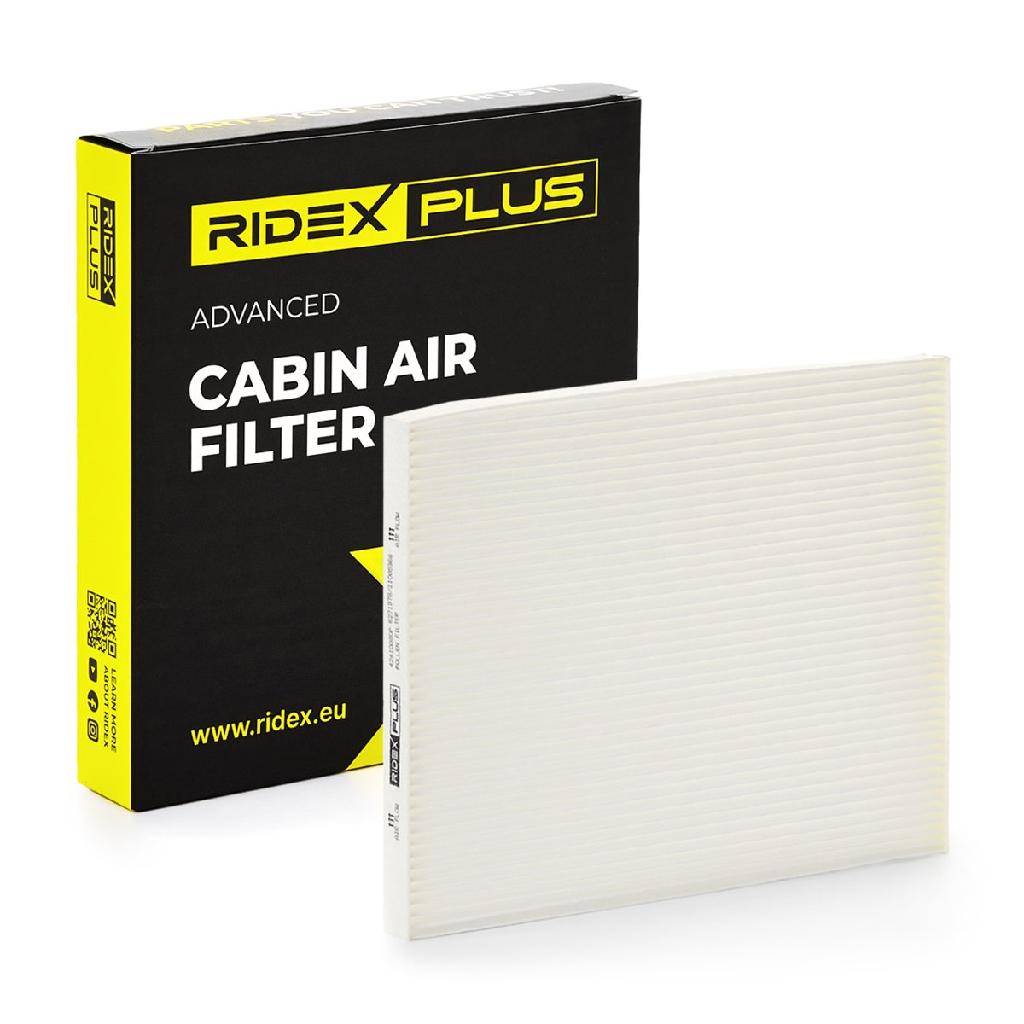 RIDEX PLUS 424I0080P Innenraumfilter Pollenfilter Höhe: 21 Breite: 265 Länge: