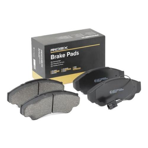 RIDEX Bremsbelagsatz Bremsbeläge Vorne für FIAT Ducato Kastenwagen (250, 290) Bild RIDEX Bremsbelagsatz Bremsbeläge Vorne für FIAT Ducato Kastenwagen (250, 290)