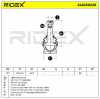 RIDEX 2462S0226 Traggelenk Führungsgelenk Vorne für AUDI A4 Avant (8K5, B8) Q5 Bild RIDEX 2462S0226 Traggelenk Führungsgelenk Vorne für AUDI A4 Avant (8K5, B8) Q5