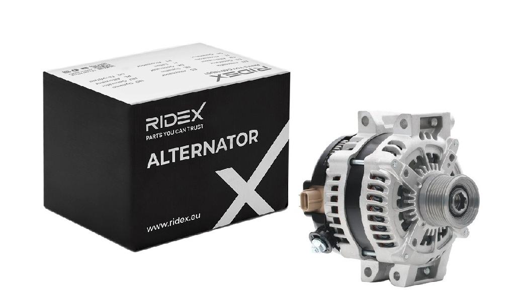 RIDEX 4G0514 Lichtmaschine 210A 12V Drehrichtung im Uhrzeigersinn mit für JEEP
