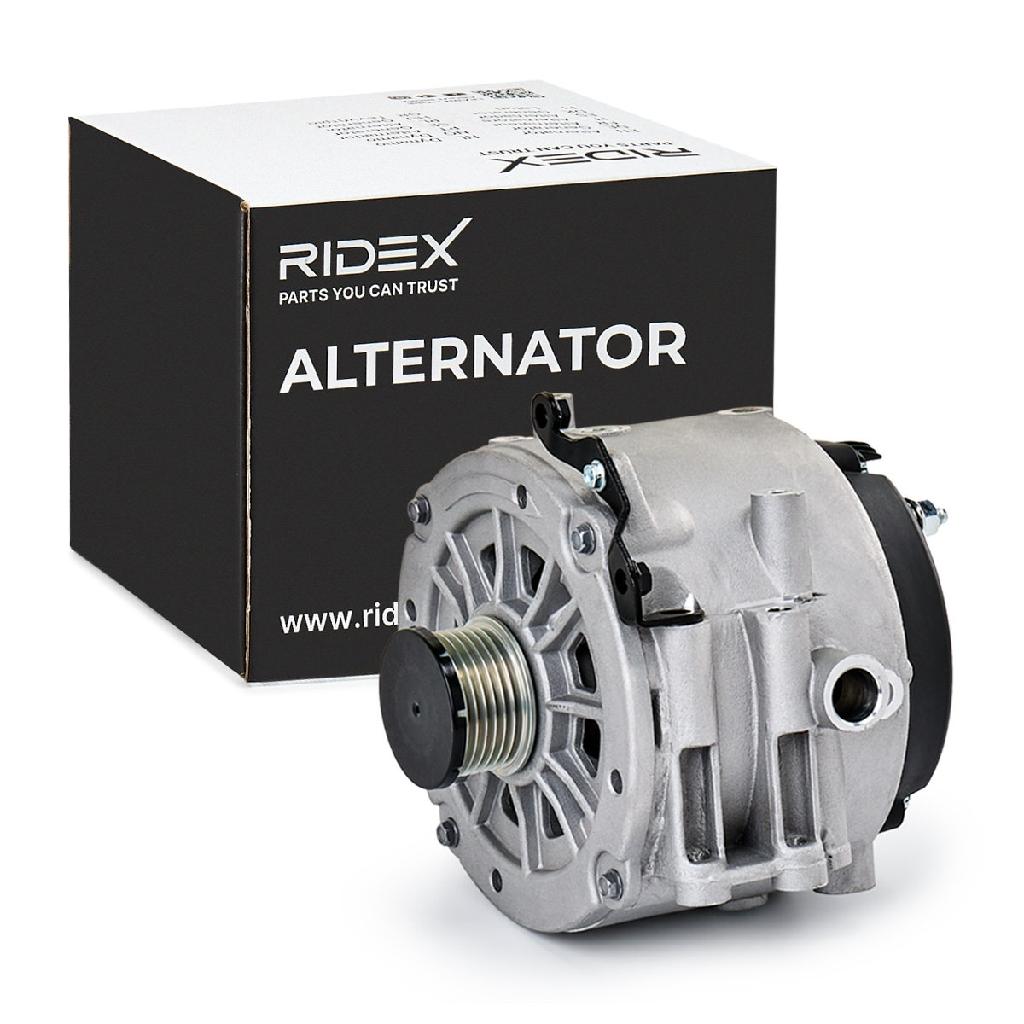 RIDEX 4G0015 Lichtmaschine 190A 12V mit Riemenscheibe passend für MERCEDES-BENZ