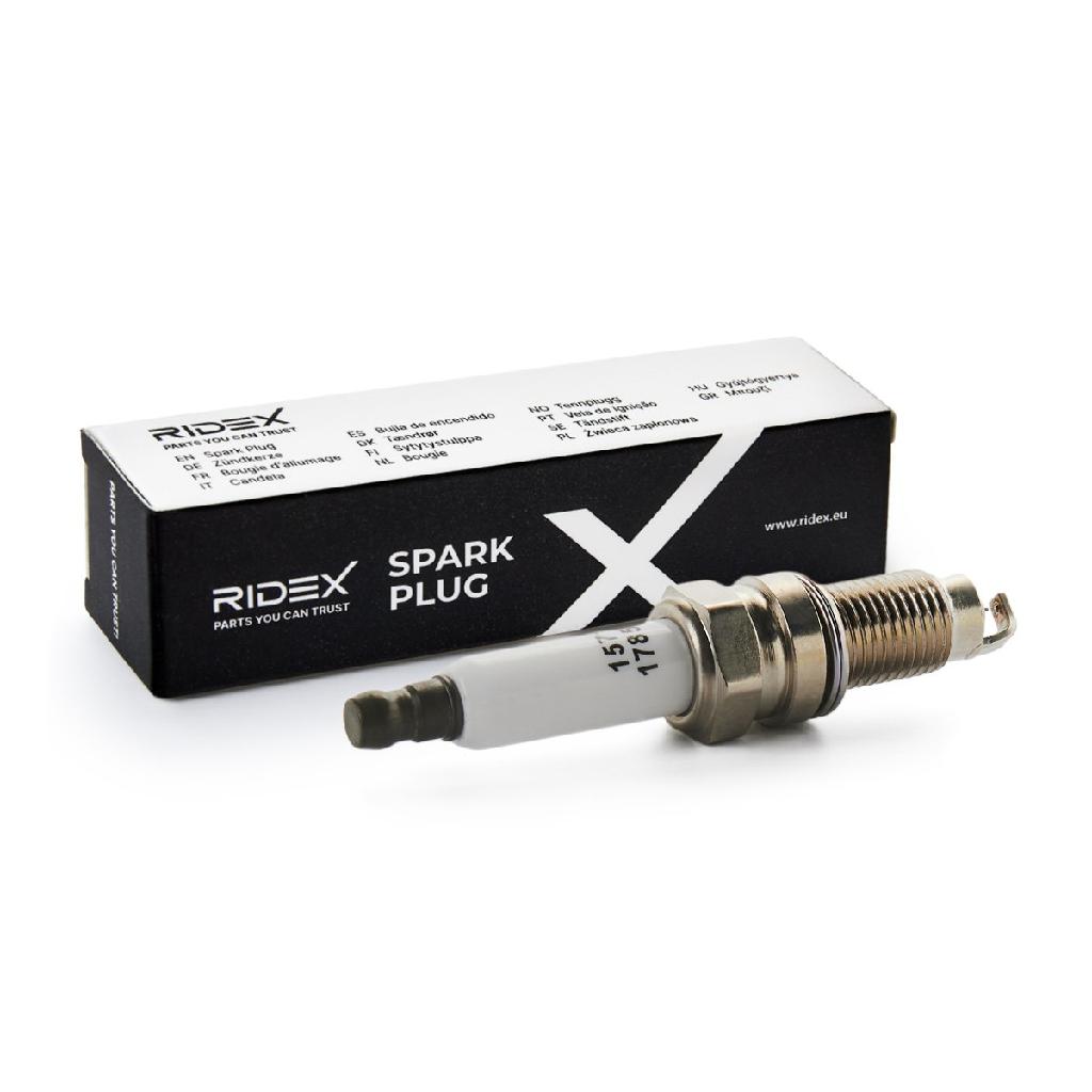 RIDEX 686S0373 Zündkerze Iridium Spanner Size: 16 mm Gewindelänge: 22,0 für VW