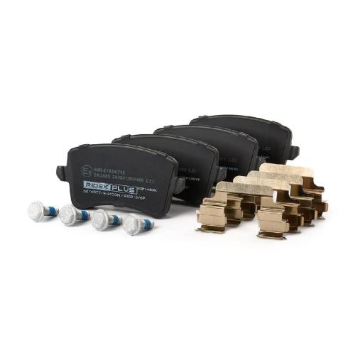 RIDEX PLUS Bremsbelagsatz Bremsbeläge Hinten für AUDI A4 Avant (8K5, B8) Q5 Bild RIDEX PLUS Bremsbelagsatz Bremsbeläge Hinten für AUDI A4 Avant (8K5, B8) Q5