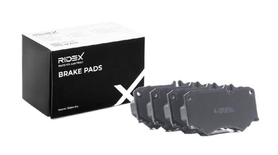 RIDEX Bremsbelagsatz Bremsbeläge Vorne passend für MERCEDES-BENZ G-Klasse SUV Bild RIDEX Bremsbelagsatz Bremsbeläge Vorne passend für MERCEDES-BENZ G-Klasse SUV