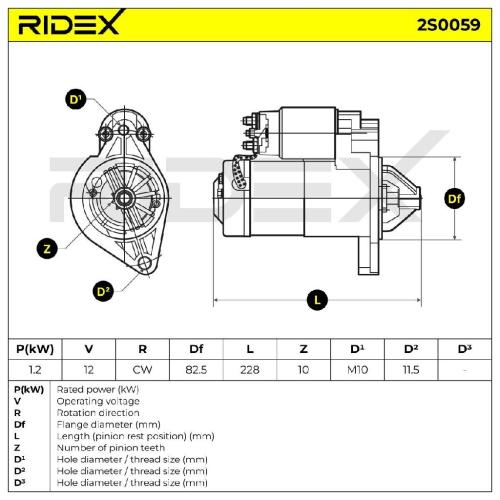 RIDEX Motor Starter/Anlasser 1,2kW für JEEP GRAND CHEROKEE II (WJ, WG) CHEROKEE Bild RIDEX Motor Starter/Anlasser 1,2kW für JEEP GRAND CHEROKEE II (WJ, WG) CHEROKEE