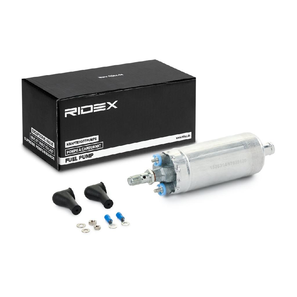 RIDEX 458F13837 Kraftstoffpumpe 3 Bar Druck passend für MERCEDES-BENZ 190 (W201)