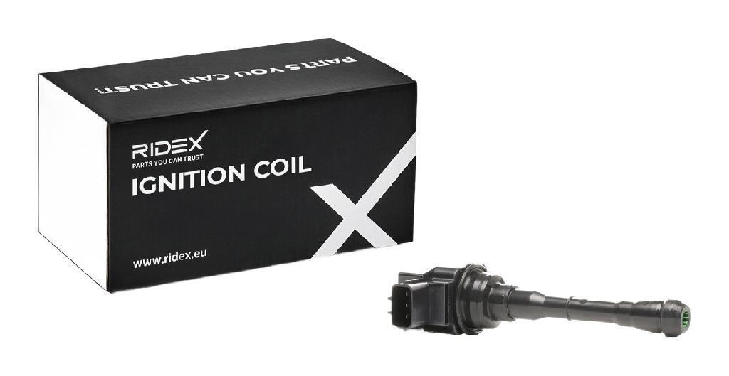 RIDEX 689C0342 Zündspule 12V für NISSAN Qashqai II (J11, J11) 224481KC0A