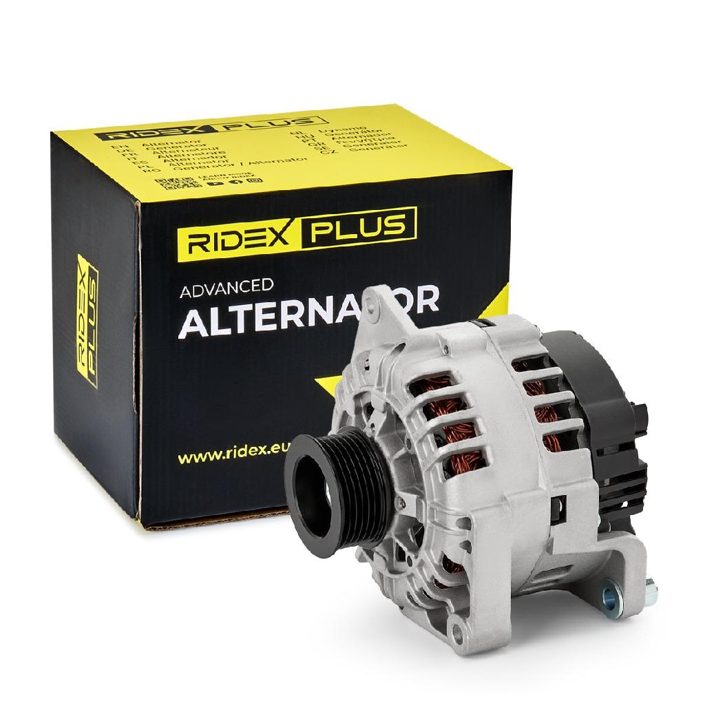RIDEX PLUS Lichtmaschine 120A 14V Drehrichtung im Uhrzeigersinn mit für FIAT