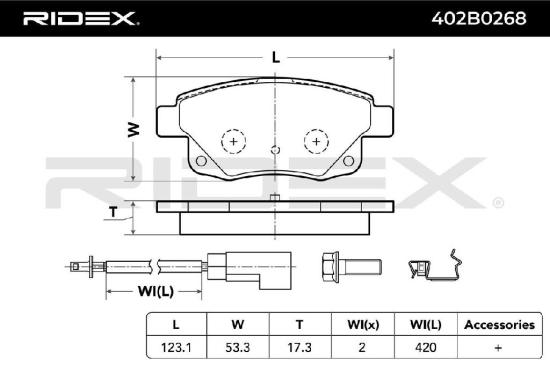 RIDEX Bremsbelagsatz Bremsbeläge Hinten für FORD Transit Mk6 Kasten Bild RIDEX Bremsbelagsatz Bremsbeläge Hinten für FORD Transit Mk6 Kasten