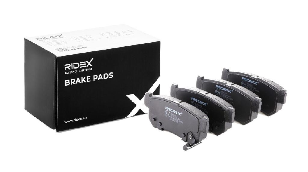 RIDEX Bremsbelagsatz Bremsbeläge Hinten für SSANGYONG REXTON W Kyron SUV