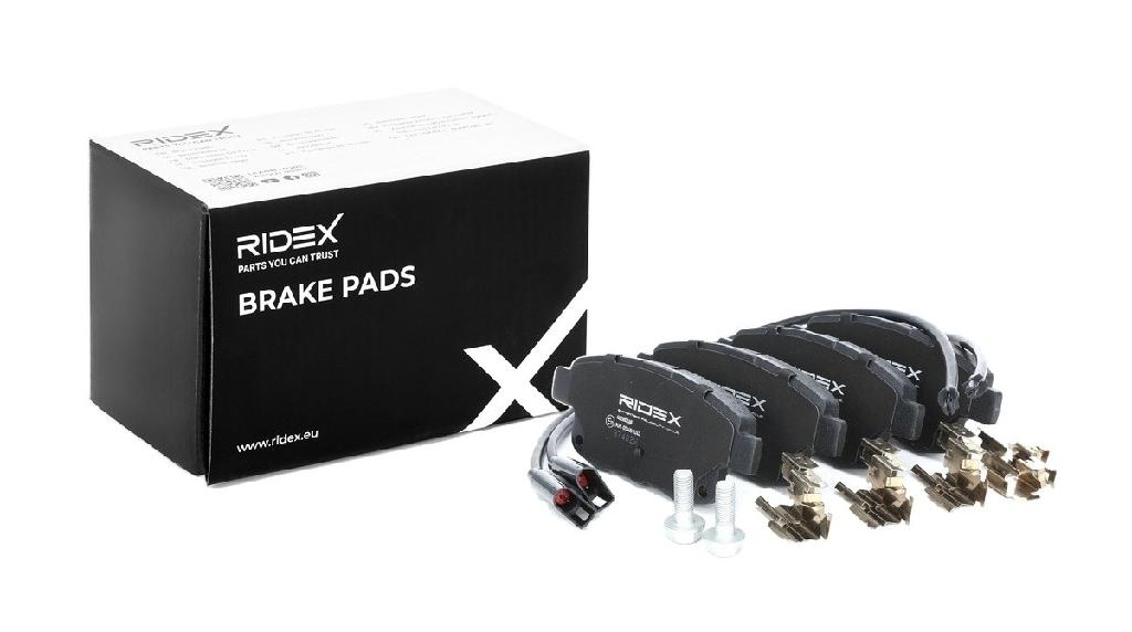 RIDEX Bremsbelagsatz Bremsbeläge Hinten für FORD Transit Mk6 Kasten