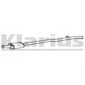 VEGAZ Mittelschalldämpfer für RENAULT Clio 1I (BB0/1/2, CB0/1/2) Bild VEGAZ Mittelschalldämpfer für RENAULT Clio 1I (BB0/1/2, CB0/1/2)