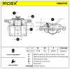 RIDEX 78B0725 Bremssattel Bremszange Vorne links für HONDA Jazz II Schrägheck Bild RIDEX 78B0725 Bremssattel Bremszange Vorne links für HONDA Jazz II Schrägheck
