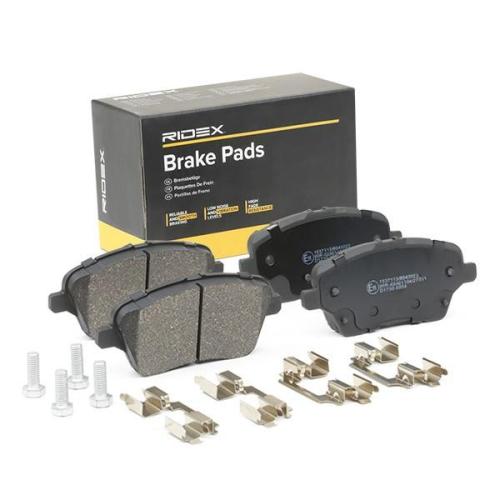 RIDEX Bremsbelagsatz Bremsbeläge Vorne für FORD Fiesta Mk6 Schrägheck (JA8, JR8) Bild RIDEX Bremsbelagsatz Bremsbeläge Vorne für FORD Fiesta Mk6 Schrägheck (JA8, JR8)